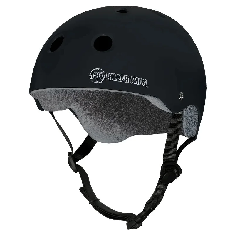 187 Pro Skate With Sweatsaver Liner Helmet - Black