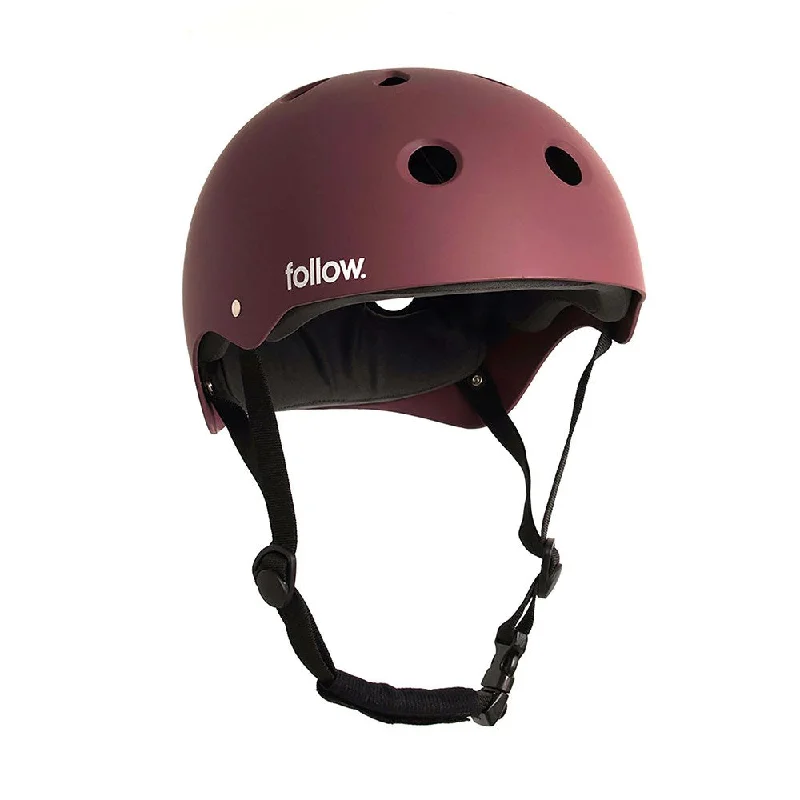 2025 Follow Safety First Helmet - Burnt Red