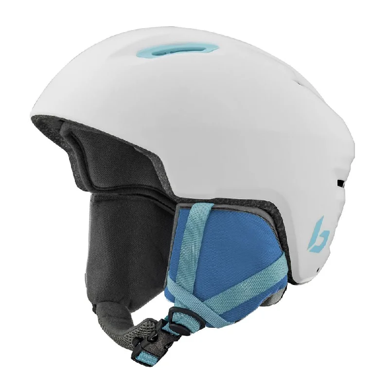 Bolle Atmos Youth Ski Helmet - White Blue Matte, 2 sizes