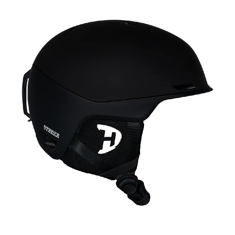 Daytona Steeze Snowboard Helmet - Adjustable Helmet for Men, Women & Youth - Dull Black Finish