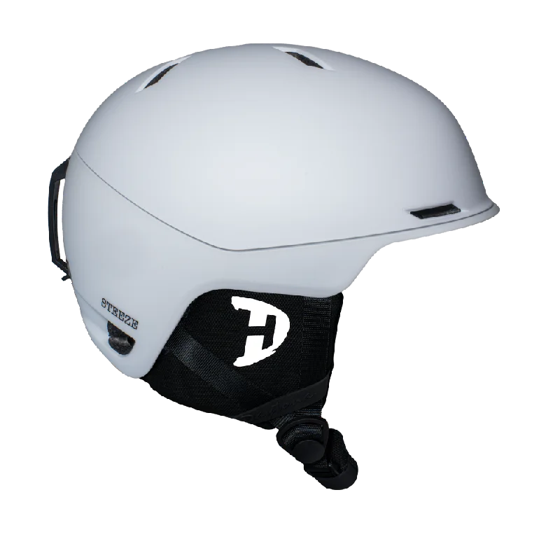 Daytona Steeze Snowboard Helmet - Adjustable Helmet for Men, Women & Youth - Dull Chalk White Finish