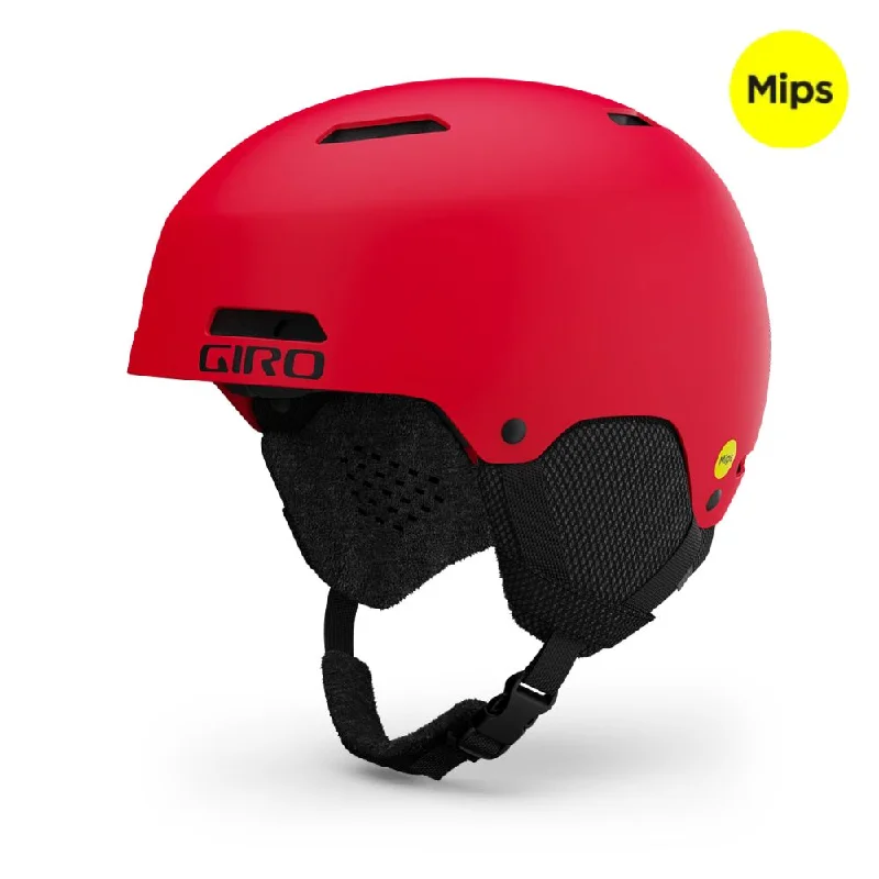 Giro Crue MIPS Kids Ski Helmet, Bright Red - 3 sizes