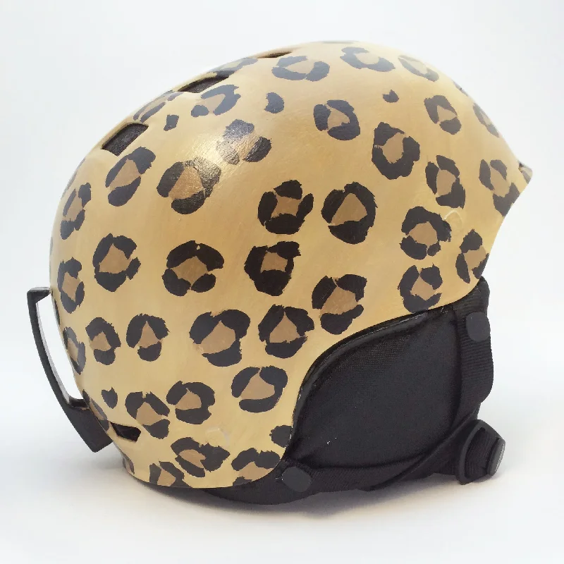 Leopard Print (Ski / Snowboard Helmet)