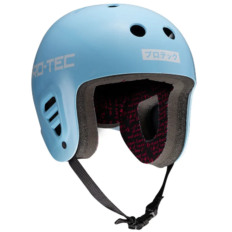 Pro Tec Full Cut Certified Sky Brown Pro Helmet - Blue