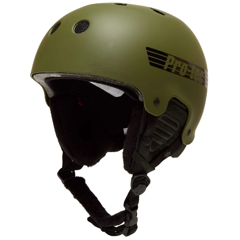 Pro Tec Old School With Mips Snowboard Helmet - Matte Olive