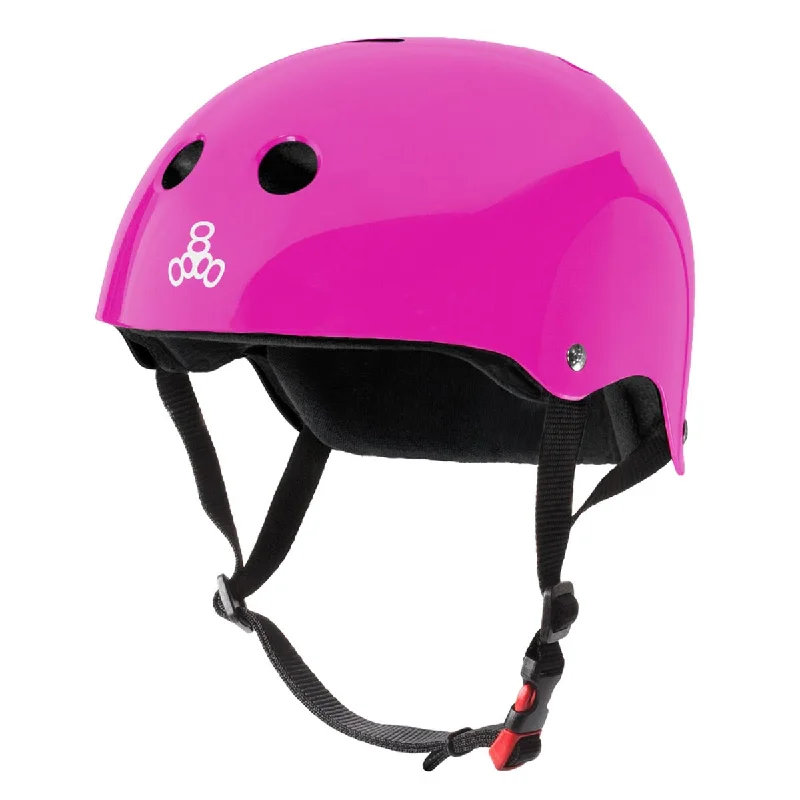 Triple Eight Certified Sweatsaver Helmet - Pink Gloss