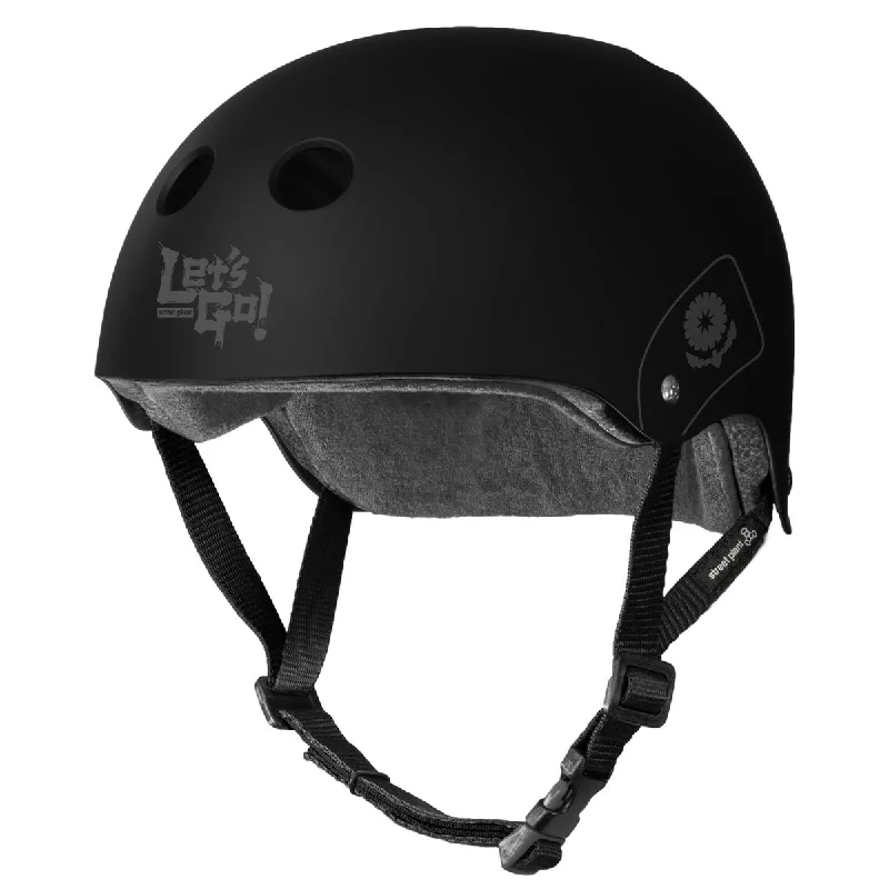 Triple Eight Certified Sweatsaver Street Plant Helmet - Black Rubber