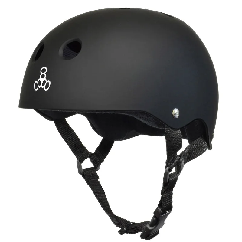 Triple Eight Sweatsaver Helmet - Black/White