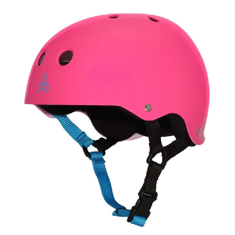 Triple Eight Sweatsaver Helmet - Neon Fuscia Gloss