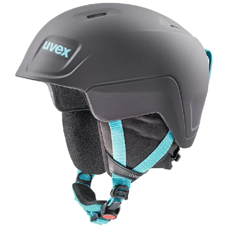 Uvex Manic Pro Kids Ski Helmet 54-58cm - Black/Petrol