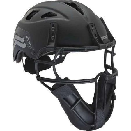 Worth Legit Slowpitch Softball Pitchers Helmet Mask, Black LGTPH-B