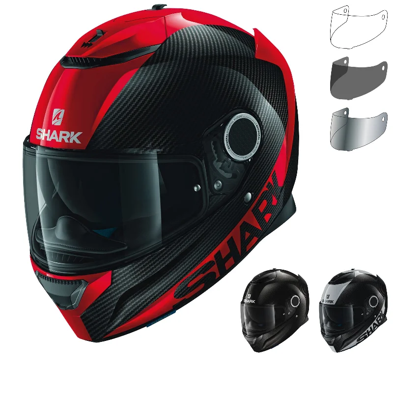 Shark Spartan Carbon Skin Motorcycle Helmet & Visor