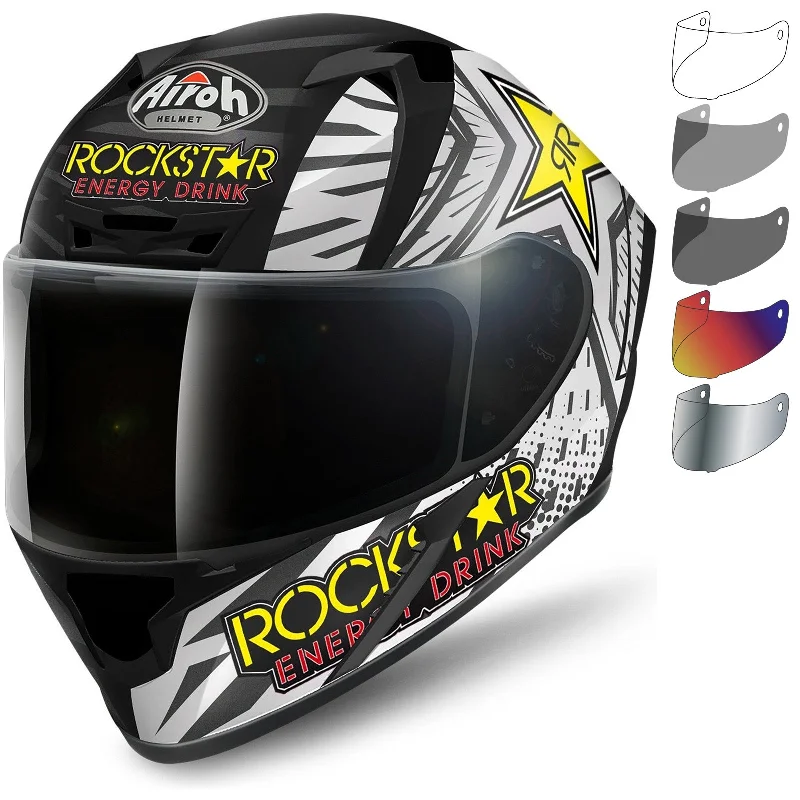 Airoh Valor Rockstar Motorcycle Helmet & Visor