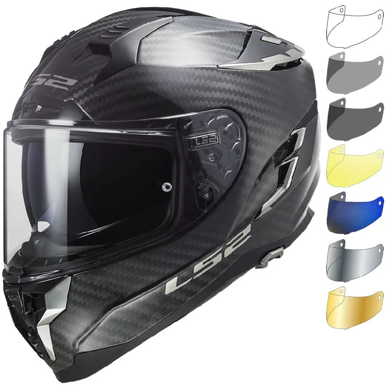 LS2 FF327 Challenger C Solid Motorcycle Helmet & Visor