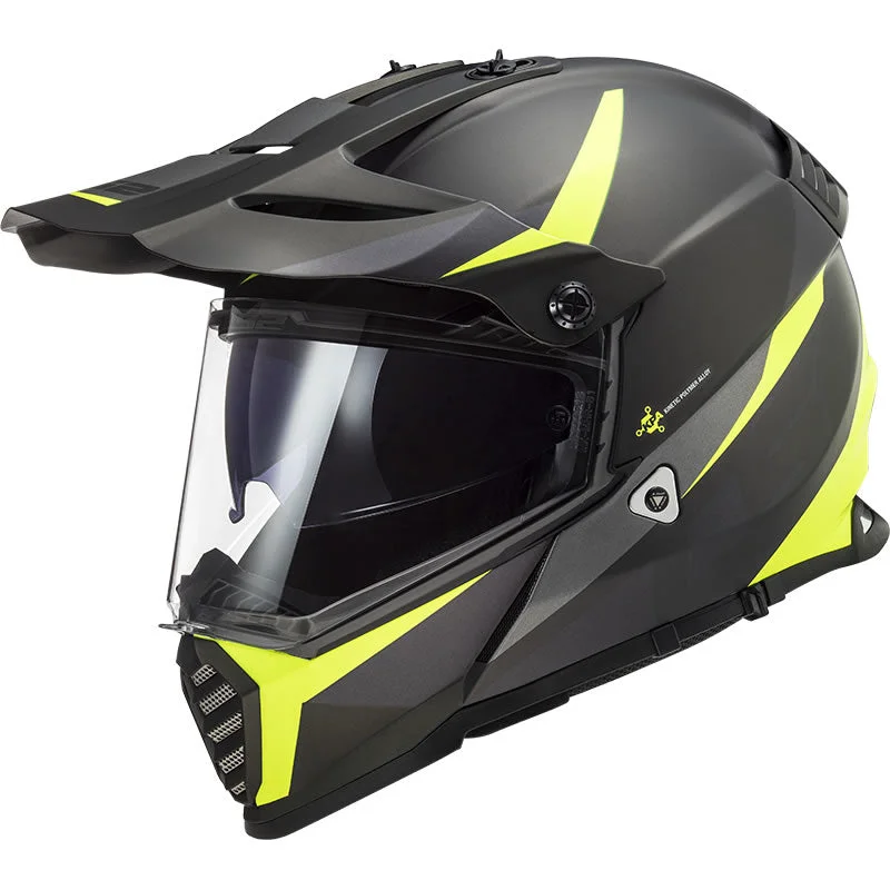 LS2 MX436 Pioneer Evo Router Dual Sport Motorcycle Helmet