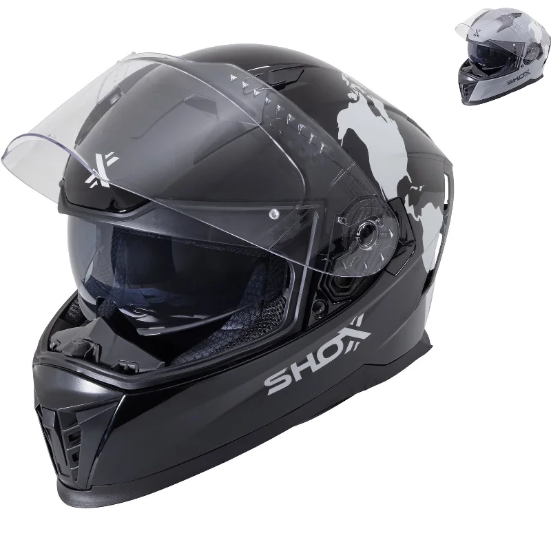 Shox Eclipse Atlas ECE R22.06 Motorcycle Helmet