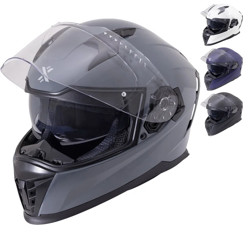 Shox Eclipse Solid ECE R22.06 Motorcycle Helmet