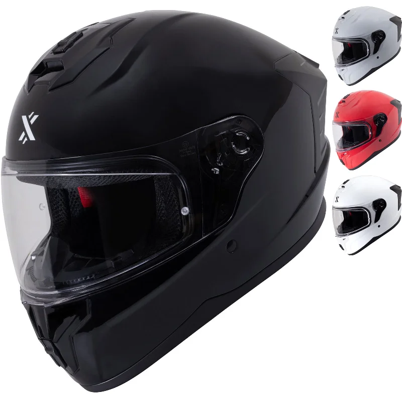 Shox Apex Solid ECE R22.06 Motorcycle Helmet