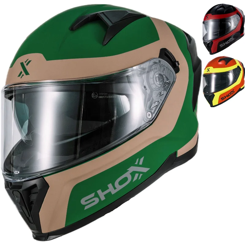 Shox Rapid Advance Motorcycle Helmet