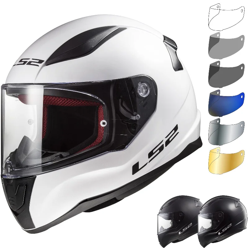 LS2 FF353J Rapid Mini Solid Youth Motorcycle Helmet & Visor