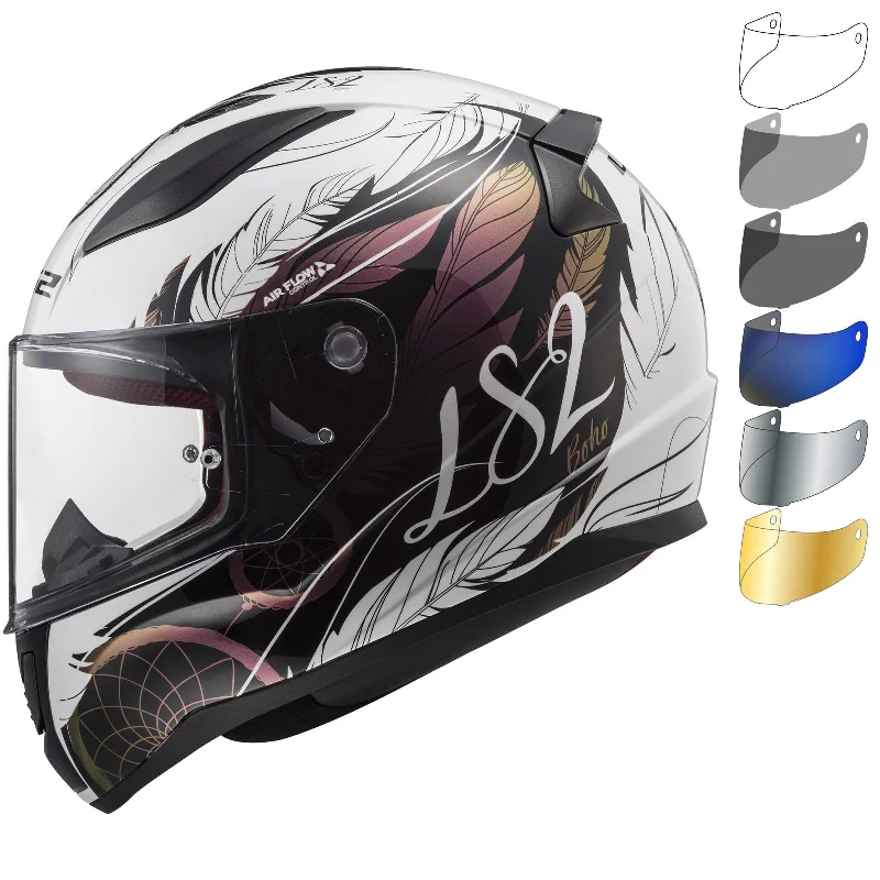 LS2 FF353 Rapid Boho Motorcycle Helmet & Visor