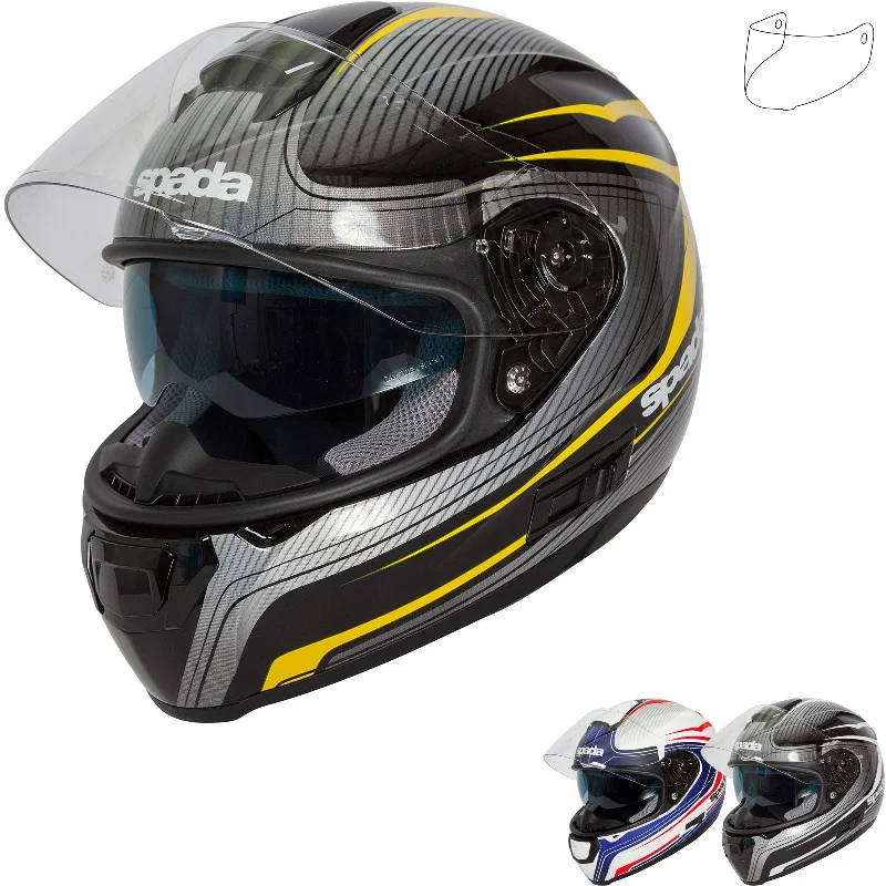 Spada SP16 Monarch Motorcycle Helmet & Visor