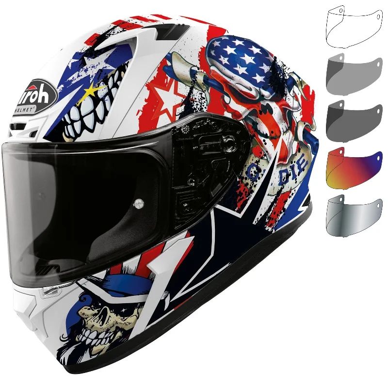 Airoh Valor Uncle Sam Motorcycle Helmet & Visor