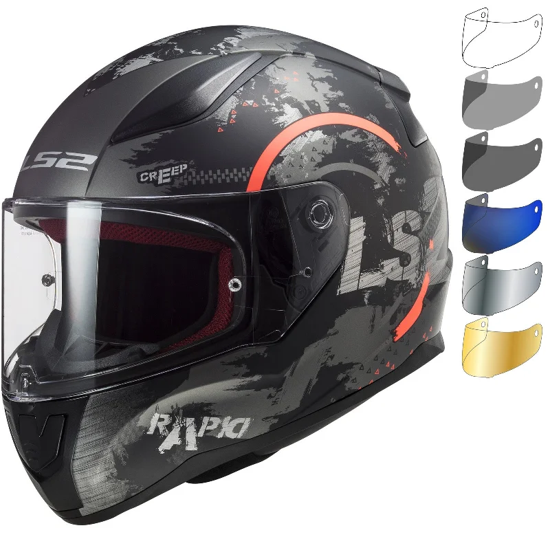 LS2 FF353 Rapid Circle Motorcycle Helmet & Visor