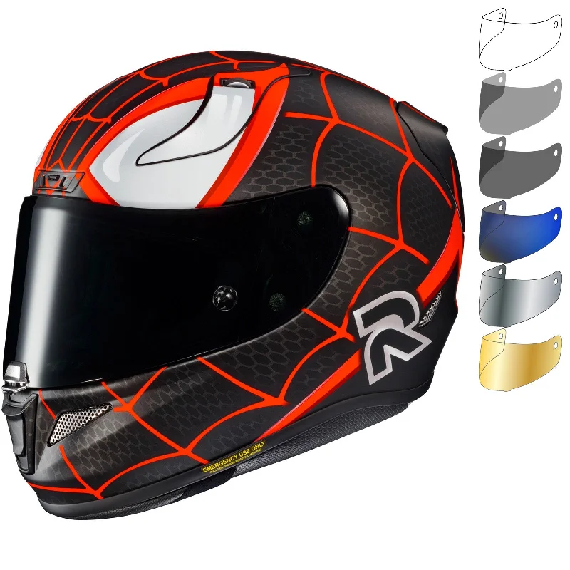 HJC RPHA 11 Marvel Miles Morales Motorcycle Helmet & Visor