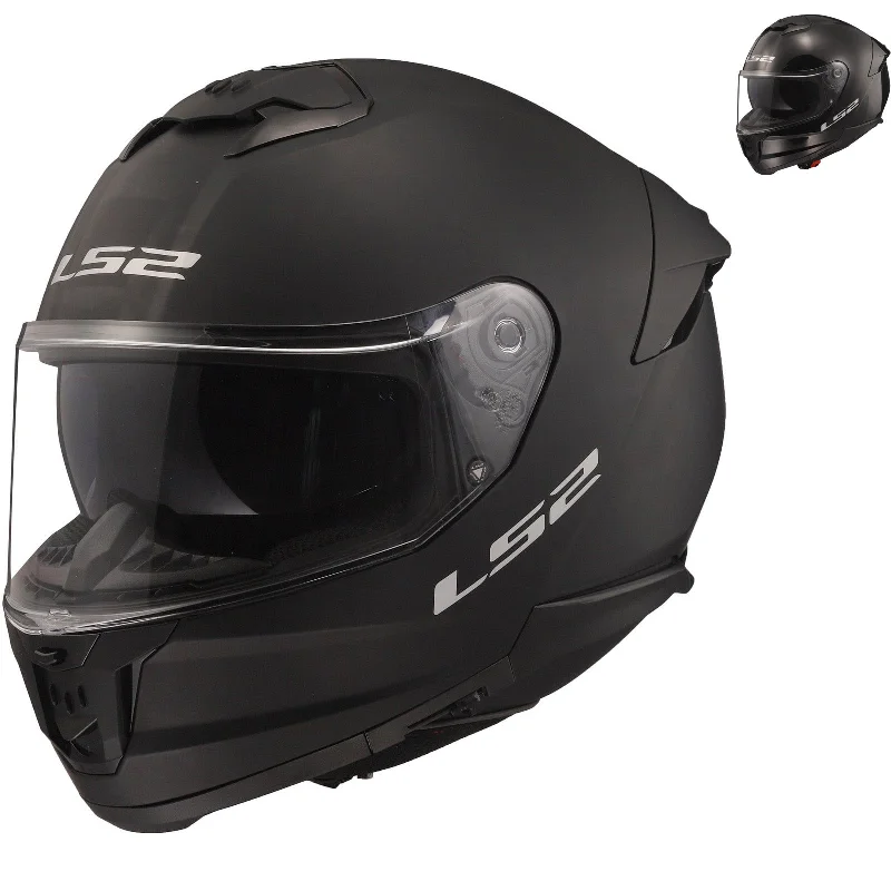 LS2 FF808 Stream II Solid Motorcycle Helmet