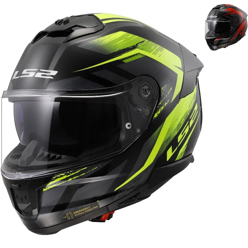 LS2 FF808 Stream II Fury Motorcycle Helmet