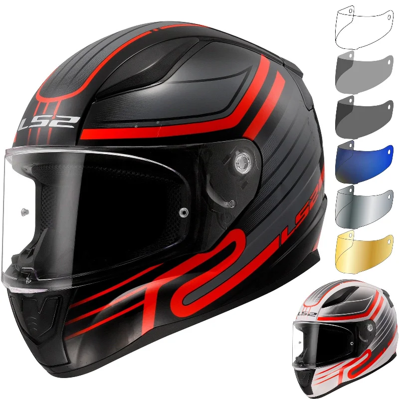 LS2 FF353 Rapid II Circuit Motorcycle Helmet & Visor