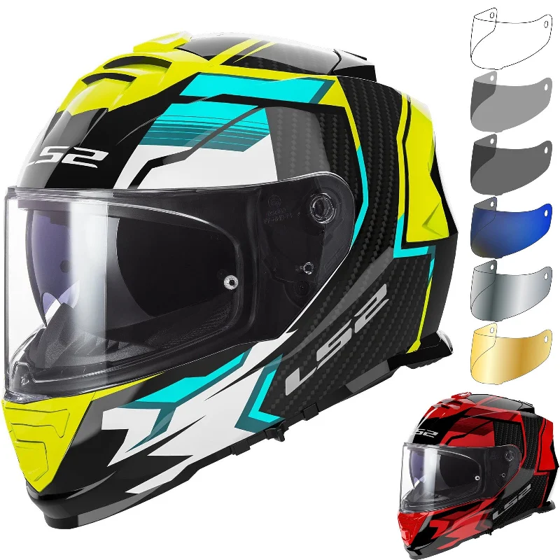 LS2 FF800 Storm II Tracker Motorcycle Helmet & Visor