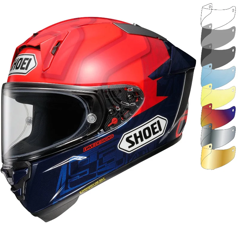 Shoei X-SPR Pro Marquez 7 Motorcycle Helmet & Visor