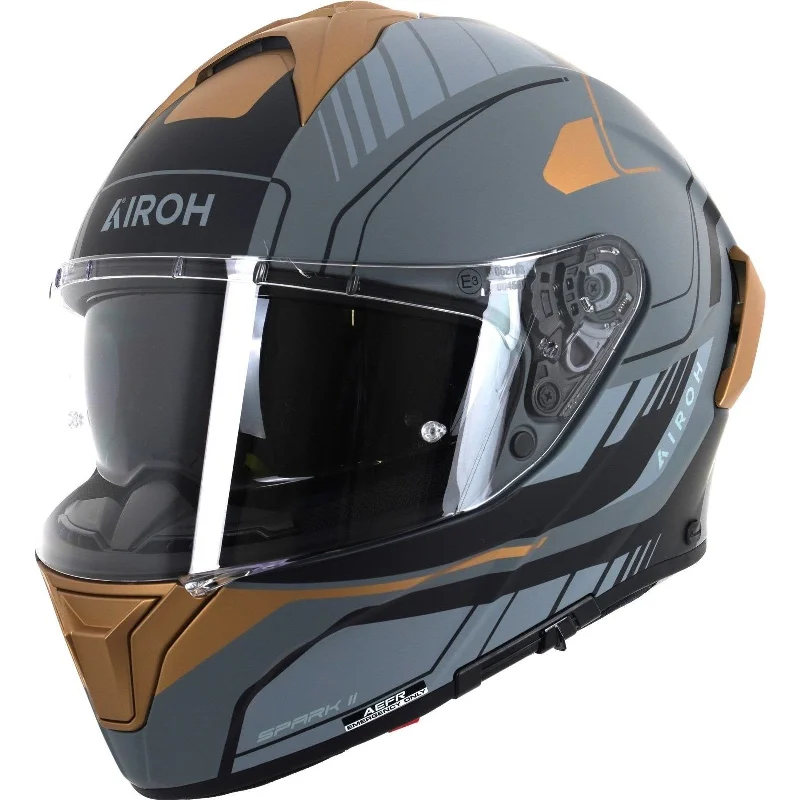 Airoh Spark 2 Chrono Motorcycle Helmet - Matt Gold