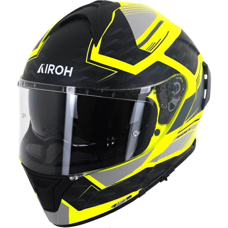 Airoh Spark 2 Zenith Motorcycle Helmet - Matt Yellow