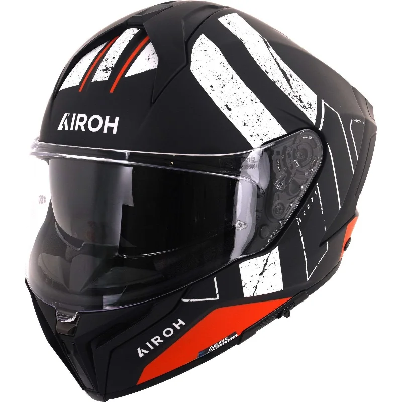 Airoh Matryx Scope Motorcycle Helmet - Matt Orange