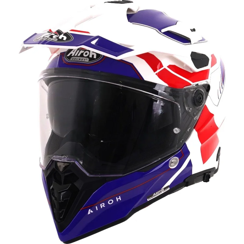 Airoh Commander 2 Reveal Dual Sport Helmet - Blue Red