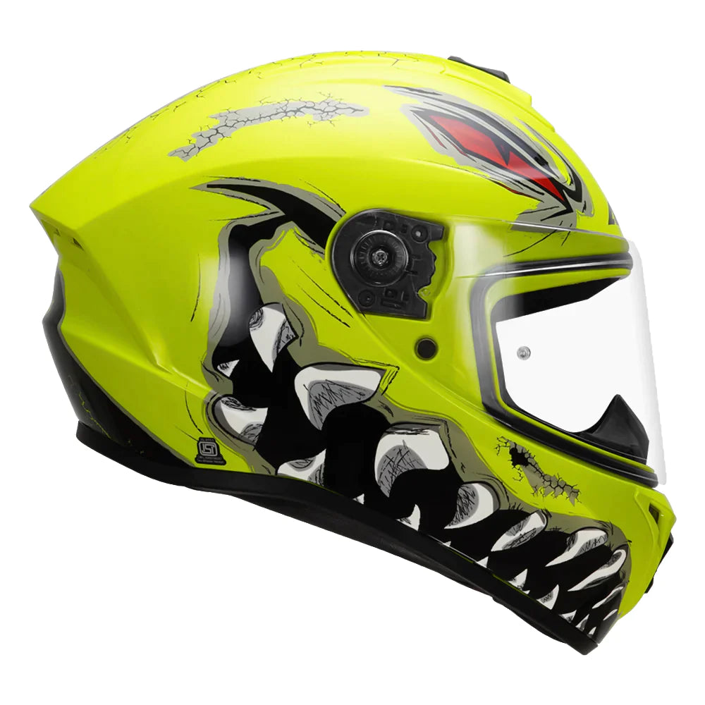 AXXIS DRAKEN FORZA HELMET WITH FREE SMOKE VISOR