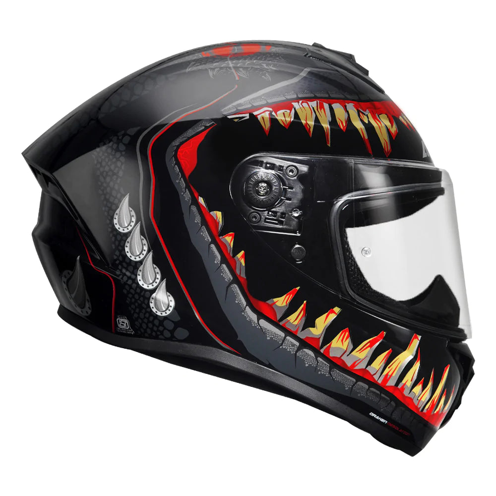 AXXIS DRAKEN S DESOLATION HELMET WITH FREE SMOKE VISOR