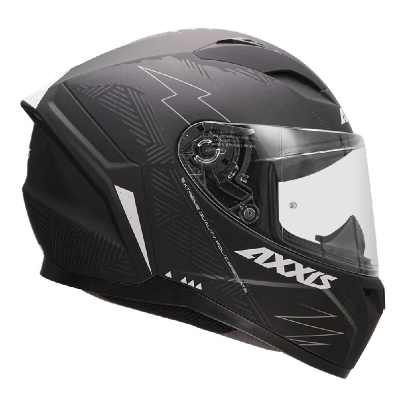 Axxis Segment Now Matt Black Motorcycle Helmet