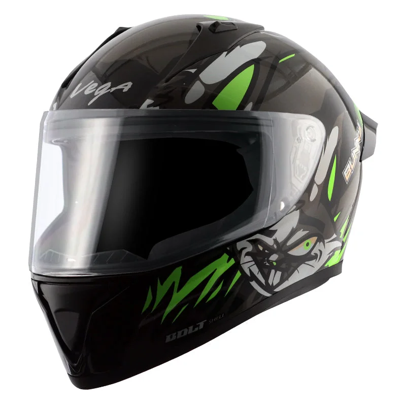 Bolt Bunny Black Green Helmet