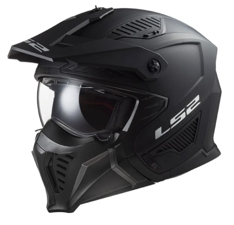 LS2 FF606 Drifter Full / Open Face Motorcycle Helmet Matt Black