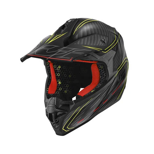 Givi H601 Full Face MX Helmet black/neon - Large only