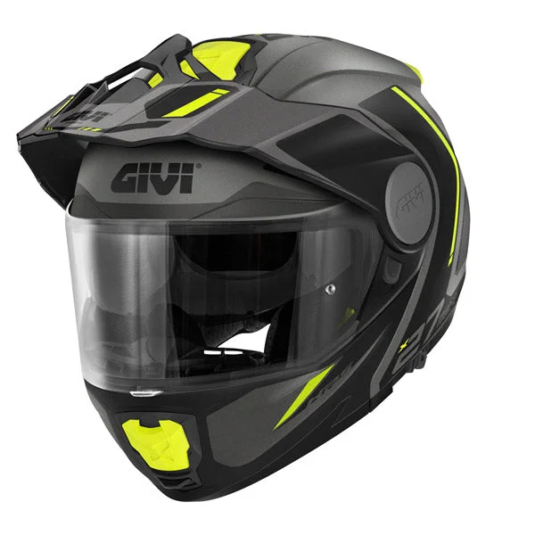 Givi HX27 Flip front helmet - matt black / yellow