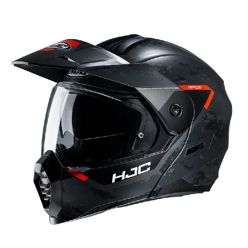 HJC C80 Bult MC7SF Orange Adventure Flip Front Helmet