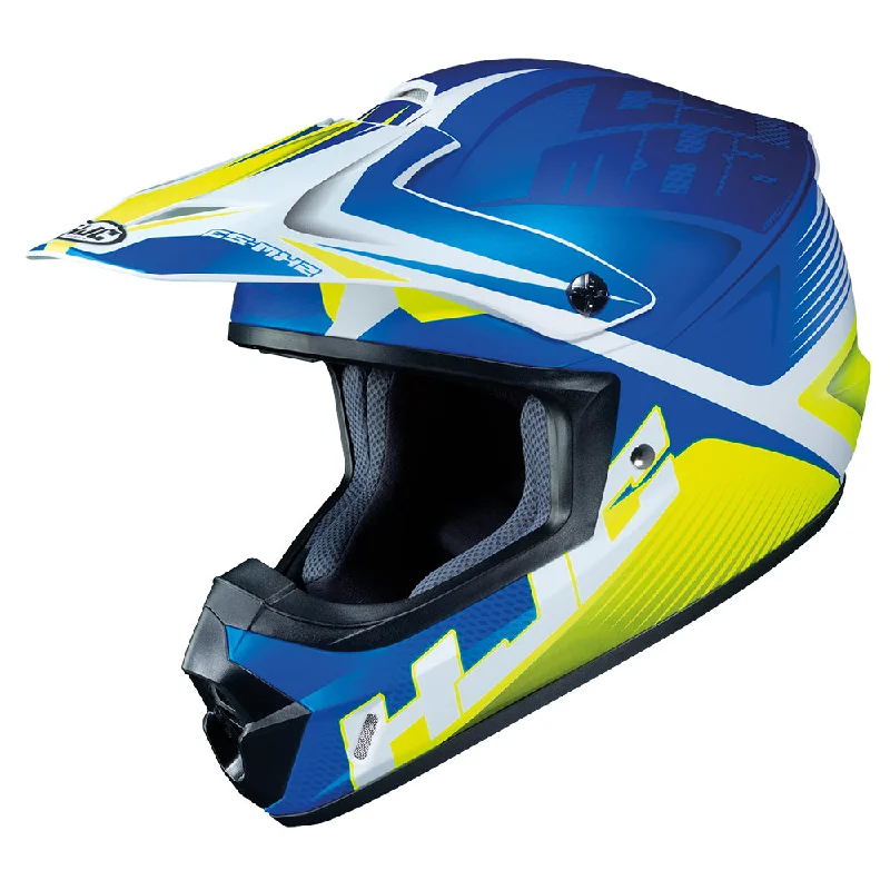 HJC CS-MX II Ellusion MC2SF Blue Motocross MX Helmet