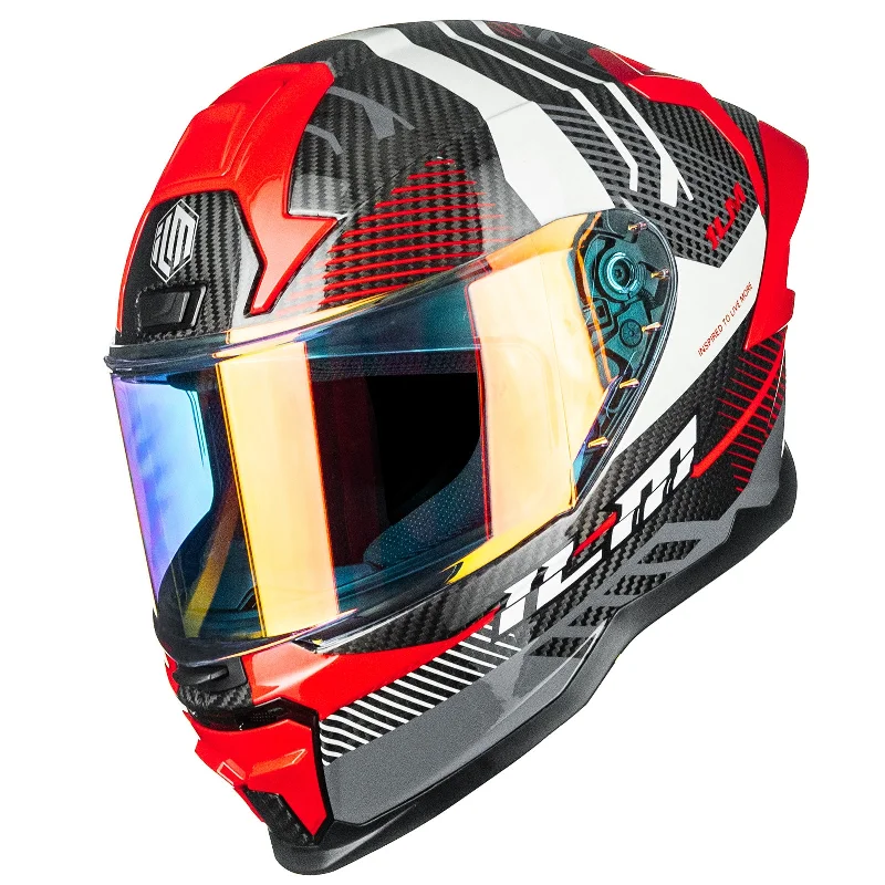 ILM Carbon Fiber Motorcycle Helmets Full Face Racing Helmet Model MF577P