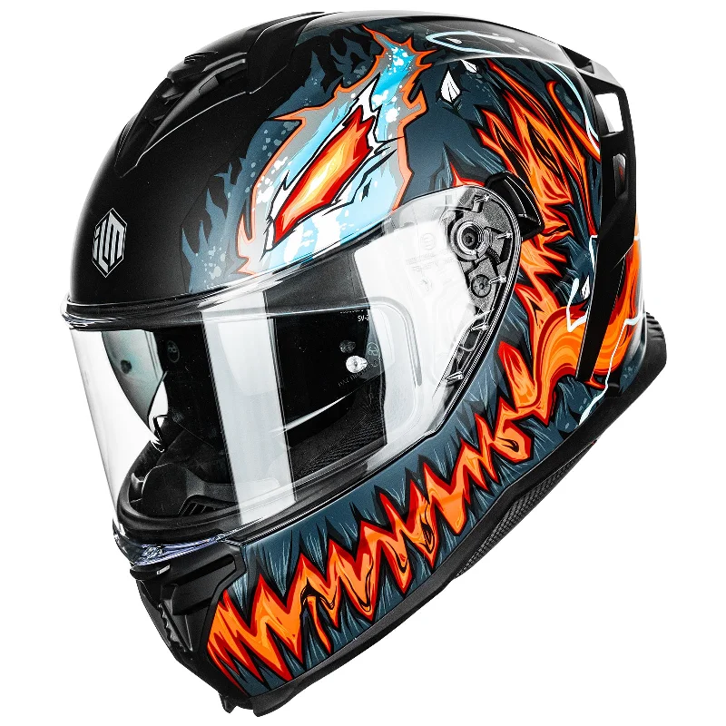 ILM Motorcycle Full Face  Street Racing Helmet Model MF567