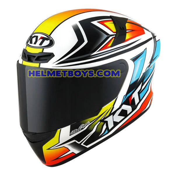 KYT Full Face Motorcycle Helmet TT COURSE KASMA